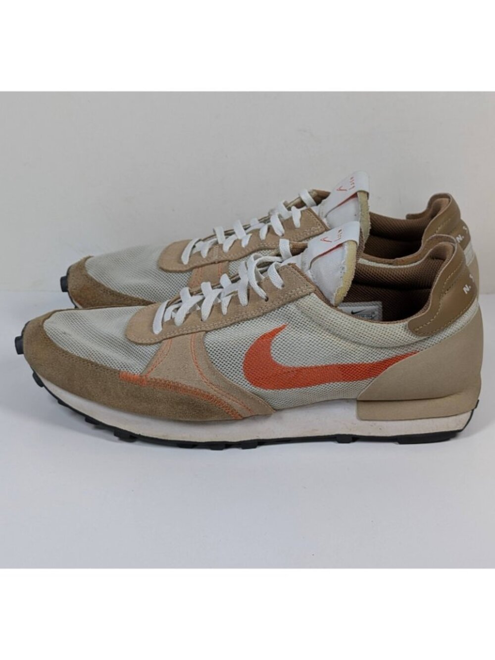 Nike Daybreak Type N.354 Shoes Mens Size 11 Retro Mesh Swoosh Orange Brown Tan - Picture 4 of 8